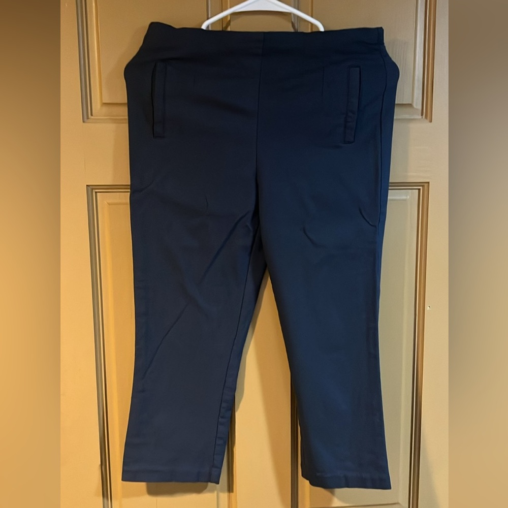 Stylish Navy Blue Capri